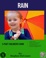 Rain Three-Part Mixed choral sheet music cover